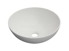Vonios praustuvas Invena Dokos CE-19-001-C, keramika, 39.5 cm x 39.5 cm x 13.5 cm, balta sp.