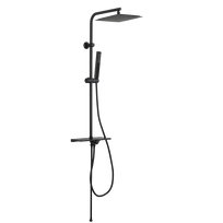 Dušo komplektas Invena Svart AU-85-D04-X, juoda sp.