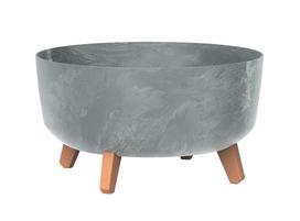 Gėlių vazonas Prosperplast Gracia DGRL400LE-422U, plastikinis, Ø 38 cm, pilka sp.