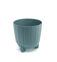 Gėlių vazonas Prosperplast Ryfo DRF150N-5415C, plastikinis, Ø 14.5 cm, mėlyna sp.