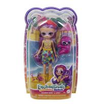 Lėlė su priedais Mattel Enchantimals Sunshine Beach Sabindra Sloth HRX82, 22 cm