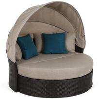 Lauko sofa Sydney 896523, ruda sp., 150 cm x 165 cm x 143 cm