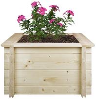 Gėlių vazonas Timbela M616-1, mediena, 58 cm x 58 cm, Ø 57 cm, medžio sp.