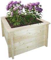 Gėlių vazonas Timbela M620-1, mediena, 78 cm x 78 cm, Ø 85 cm, medžio sp.