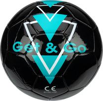 Futbolo kamuolys Get & Go Triangle, 5 dydis, mėlyna sp./balta sp./juoda sp.