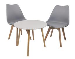 Kavos staliukas Asger, balta sp., 60 cm x 60 cm x 50 cm