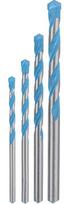 Metalo grąžtų rinkinys Bosch Expert MultiConstruction, universalus, cilindrinis, 4/5/6/8 mm