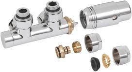 Ašinis termostatinis rinkinys Invena Douplex Prov, M30 x 1,5