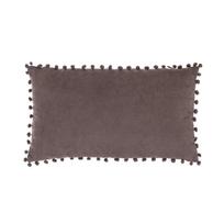 Dekoratyvinė pagalvėlė Domoletti Ponpon, pilka sp., 30 cm x 50 cm