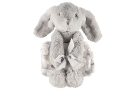Pledas 4Living Bunny, balta sp./pilka sp., 75 cm x 100 cm