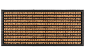 Durų kilimėlis 4Living Solana, juoda sp., 100 cm x 45 cm x 1.8 cm