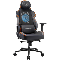 Žaidimų kėdė Cougar Gaming NxSys Aero, 52.5 x 69 x 133 - 139 cm, juoda sp./oranžinė sp.