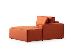 Kampinė sofa - lova Atelier Del Sofa Pirlo, oranžinė sp., dešininė, 260 x 100 cm x 88 cm