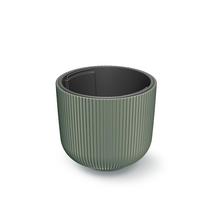Gėlių vazonas Prosperplast Milly DBML300-2411U, plastikinis, Ø 29.8 cm, žalia sp.
