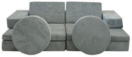Sofa-lova Atelier Del Sofa Puzzle, mėlyna sp., 70 x 140 cm x 46 cm