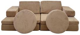 Sofa-lova Atelier Del Sofa Puzzle, ruda sp., 70 x 140 cm x 46 cm