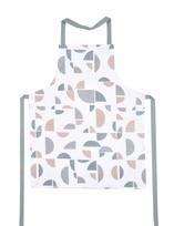 Prijuostė Domoletti PMM/A14086C, 64 cm x 80 cm, balta sp./pilka sp.