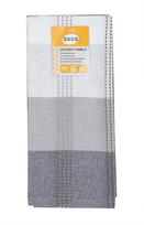 Virtuvinių rankšluosčių rinkinys Okko PMM/KT11R, antracito sp., 60 cm x 40 cm, 3 vnt.