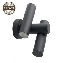 Sieninis lauko šviestuvas Domoletti Flip QY200645, 6.5W, LED, IP44, juoda sp., 10.5 cm x 25.3 cm