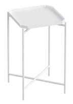Kavos staliukas Kalune Design SHB-008-B, balta sp., 46 cm x 46 cm x 56 cm