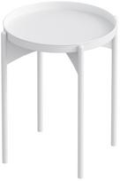 Kavos staliukas Kalune Design SHB-002-C, balta sp., 44 cm x 44 cm x 57 cm