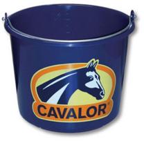 Arklio šėrimo kibiras Cavalor, 12 l, mėlyna sp.