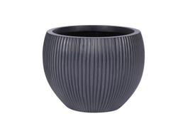 Gėlių vazonas Domoletti LT14764-2S, keramika/molis, Ø 37 cm, antracito sp.