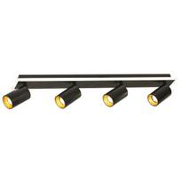 Šviestuvas lubų Light Prestige Spot Parma LP-0612/4C BK, GU10, 3000 - 6000 °K, 4 x 5 W, balta sp., 9 x 5.5 cm