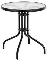 Lauko stalas Bergama, juoda sp., 60 cm x 60 cm x 70 cm