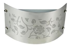 Šviestuvas sieninis Candellux Lighting Aluno, E14, 1 x 40 W, sidabro sp., 18 x 29 cm