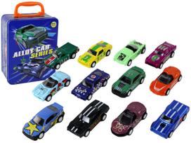 Automobilių rinkiniai Lean Toys Alloy Car Series, 1:64, įvairių spalvų