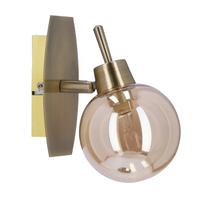 Šviestuvas sieninis Candellux Lighting Lentini, G9, 1 x 40 W, gintaro sp., 10 x 10 cm