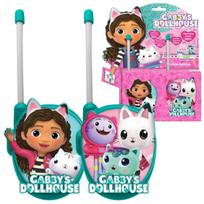 Policininko žaislas, radijo stotelės Kids Euroswan Gabbys Dollhouse Walkie Talkie, įvairių spalvų