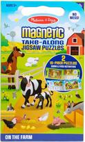 Magnetinė dėlionė Melissa & Doug On The Farm, įvairių spalvų, 30 vnt.