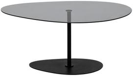Kavos staliukas Kalune Design Porto, juoda sp./tamsiai pilka sp., 90 cm x 60 cm x 40 cm