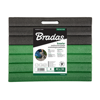 Antkelių pagalvėlės sodininkystei Bradas POD200BG, 400 mm, plastikas, juoda sp./žalia sp.