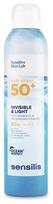 Purškiklis įdegio priežiūrai kūnui Sensilis Invisible & Light SPF50+, 200 ml