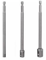 Laikiklių (prailgintų) rinkinys 1/4", 3/8" ir 1/2" galvutėms