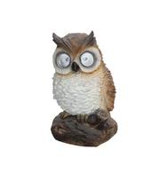 Sodo dekoracija "Pelėda" Garden Center NF17436, 12 cm x 12 cm x 20 cm, ruda sp.