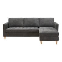 Kampinė sofa House Nordic Firenze, tamsiai pilka sp., 151 x 219 cm x 80 cm
