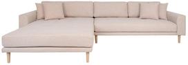 Kampinė sofa House Nordic Lido Lounge, kreminė sp., kairinė, 290 x 170 cm x 76 cm