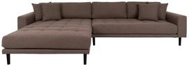 Kampinė sofa House Nordic Lido Lounge, ruda sp., kairinė, 290 x 170 cm x 76 cm