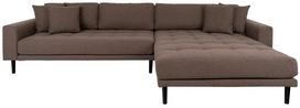 Kampinė sofa House Nordic Lido Lounge, ruda sp., dešininė, 290 x 170 cm x 76 cm