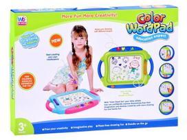 Magnetinė piešimo lenta Jokomisiada Color Word Pad, 4 cm, mėtinė (mint) sp./violetinė sp.