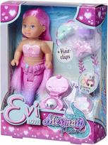 Lėlė su priedais Simba Evi Love Mermaid Pearl 105733699, 16 cm, rožinė sp.