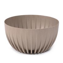 Gėlių vazonas Lamela Mira 934-85, plastikinis, Ø 30 cm, šviesiai ruda sp.