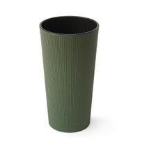 Gėlių vazonas Lamela Lilia 875-42, plastikinis, Ø 25 cm, žalia sp.