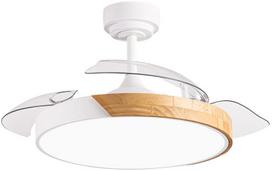 Lubinis ventiliatorius su lempa CristalRecord Taoro Mini CCT, 46 W, 1 vnt.