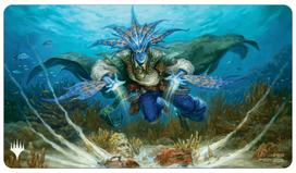 Pelės kilimėlis Ultra PRO Murders at Karlov Manor - Undersea Sleuth, 61 cm x 35 cm, mėlyna sp./žalia sp.
