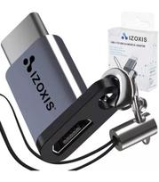 Adapteris Izoxis 16148 USB Type-C, Micro USB, sidabro sp.